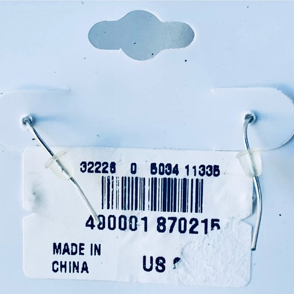 New Purple Blue Beads Dangling Earrings NY By The Bay - Picture 5 of 5